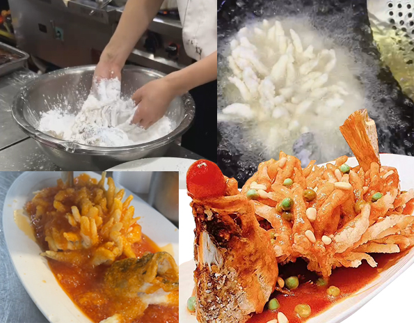 松鼠鱼工序